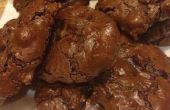 Double Chocolate Fudge Crinkle Cookies! 