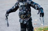 Einfache (aber effektive) Edward Scissorhands Kostüm für Kiddos