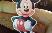 Mickey-Mouse Lifesize ausgeschnitten