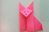 Niedliche Origami Fuchs
