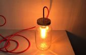 DIY-Einmachglas Lampe w / Switch
