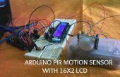 ARDUINO-PIR-Bewegungsmelder mit 16 X 2 LCD