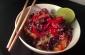 Gefrierschrank, Tisch in 10 Minuten: Thai Shrimp Stir-Fry mit Kokosreis