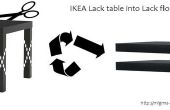 IKEA Lack Tisch in Mangel selbst schweben! 