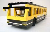 LEGO ausgerichtet Bus mit Lenkung. 