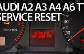 Reset Service Erinnerung im Audi A2, A3, A4, A6, TT