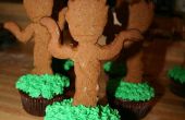 Baby-Groot Cupcakes