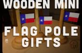 Hölzerne Mini Flag Pole Geschenke