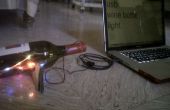 USB-Powered Weinflasche Licht. 