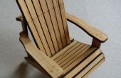 Adirondack Stuhl aus Bambus (Modell)