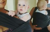 DIY dehnbar Wrap für Neugeborene Babytragen