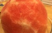 Perfekt geschält Melone