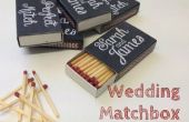 Tafel Matchbox Gnaden Hochzeit