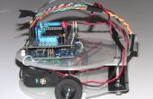 Arduino-basierte Linie Anhänger Roboter mit Zeilensensor Pololu QTR-8RC