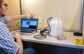 Die Pee-Timer: Anschluss der Arduino, die Intel Perceptual Computing Kamera und eine Tauchpumpe Wasser