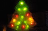Weihnachtsbaum LED Lampe... aus einer Schachtel Ferrero Schokolade! 