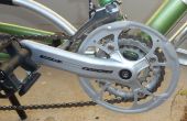 Einfache Fahrrad Kettenschutz aus großen Kettenblatt gemacht