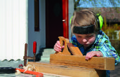 Holzbearbeitung mit Kindern wie zu: Fox und Schafe Spielbrett