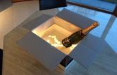 Karton-Champagner-Kühlbox
