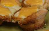 Ei-Sandwich oder Egg McMuffin "Muffins" rekonstruiert