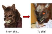 Halloween-Projekt: Realismus hinzufügen einer gekauften Werwolf Maske! 