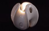 3D gedruckt Keramik Öllampe