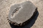 DIY Beton:: Stepping Stone fossilen