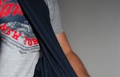 Überleben-Tasche / Schal aus einem T-shirt