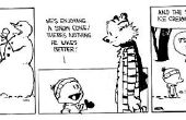 Wie ein Calvin und Hobbes Schneemann bauen Sie hob es!