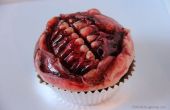 Zombie Mund Cupcake