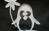 Ich liebe dich Pinguin - gemacht für meine Frau :-) Lasercut