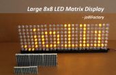 Große 8 x 8 LED-Matrix-Display