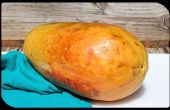 Frische Papaya - reinigen und schneiden