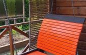 Gartenterrasse Schaukelbett - wenn eine einfache Hängematte einfach nicht tun! 