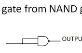 Verwendet NAND-Gatter zu nicht Tor