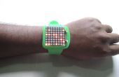 DIY-Arduino-Dot-Matrix-Armbanduhr