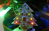 Mini animierte LED-Weihnachtsbaum 32 x 32mm