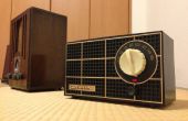 Bluetooth-Tube Radio Project 3 - japanische Mid-Century-Kunststoff-Radio