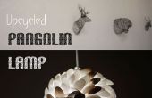 Upcycled Pangolin Laterne