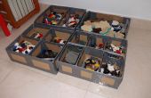 Pappe und Ductape Lego Aufbewahrungsbox - Caja Para Almacenar Lego de Karton y Precinto