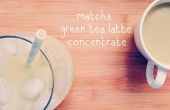 Machen Sie ein Matcha grüner Tee Latte Konzentrat (für klassische heißen Latte, Iced Latte und gemischt Frappé!) 