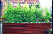 NYC Roof Garden Design - zeitgenössische Deck & Pflanzer