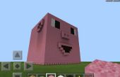 Riesiger Minecraft niedliche Schweinekopf