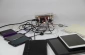 8 Anschlüsse USB-Ladegerät von alten Laptop Netzteil gemacht