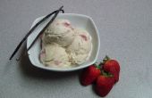 Erdbeer Vanille-Eis mit Balsamico-Essig