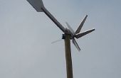 Grünem Energie - Wind-Turbine-Mythos zu sehen