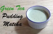 Einfach Matcha Green Pudding Rezept (vegane)