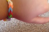 Rainbow loom Schlüsselanhänger Armband