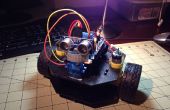 Einfaches Objekt Avoider Roboter der mit Actobotics Runt Rover Peewee-Chassis und einem Arduino