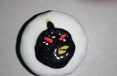 Böse Vögel Black Bird Gourmet vegane Schokolade Cupcake